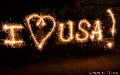 How to Photograph Sparkler Light-Writing