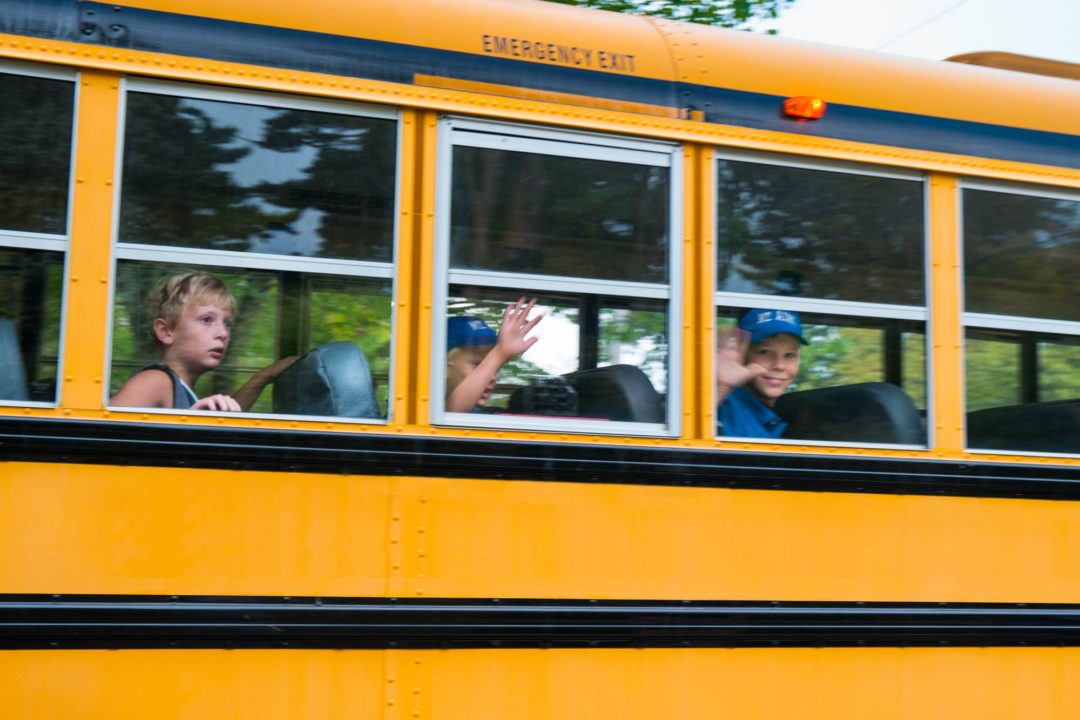 The boys are back…in school